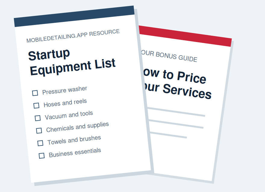 Equipment checklist and pricing guide